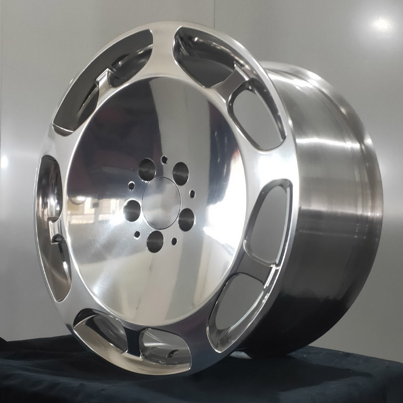 Polished forged wheels rims