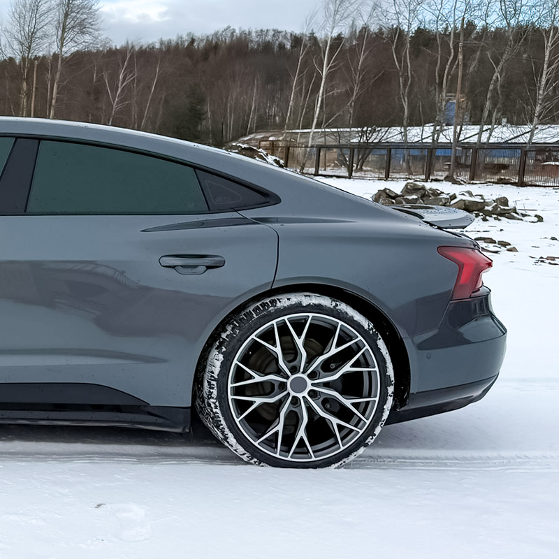 Feedback from our customer- Audi one piece 5 holes forged car wheel