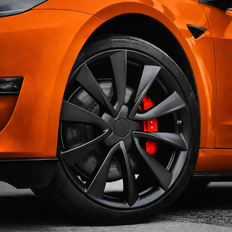 Tesla forged wheels installed